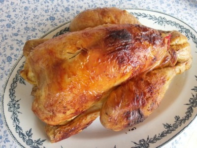 Poulet rôti au four