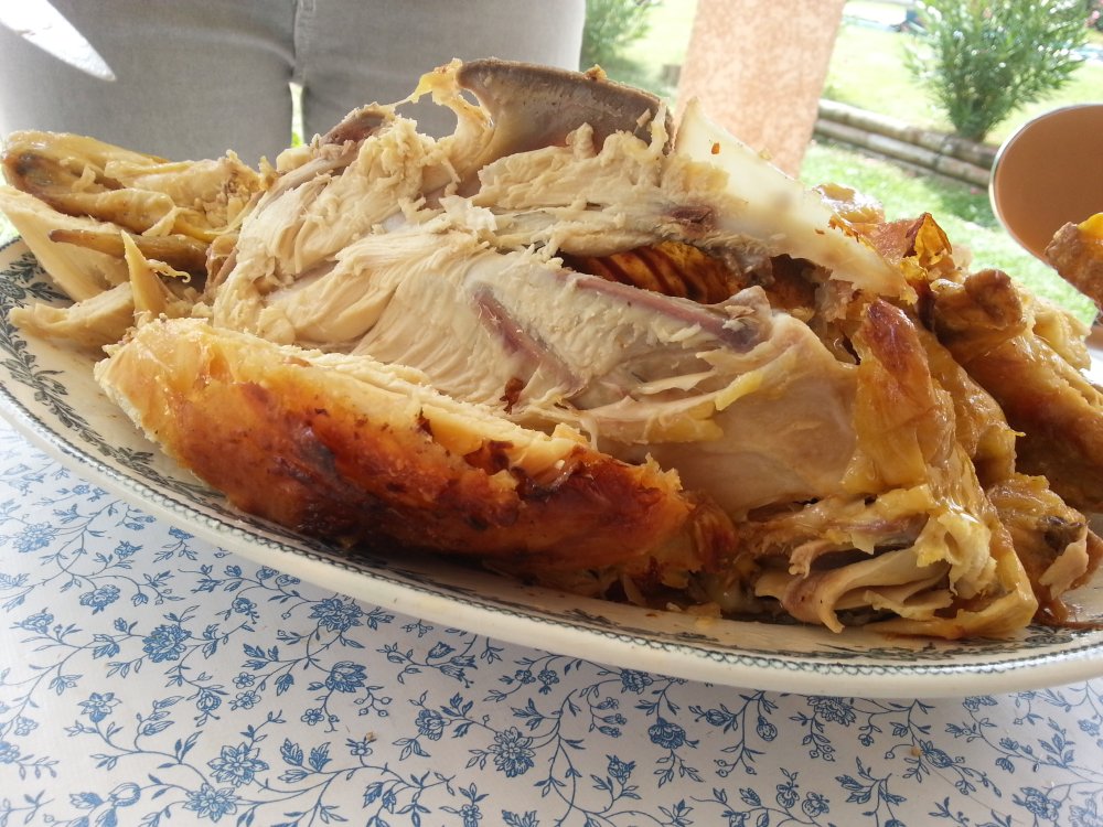 découpe du poulet