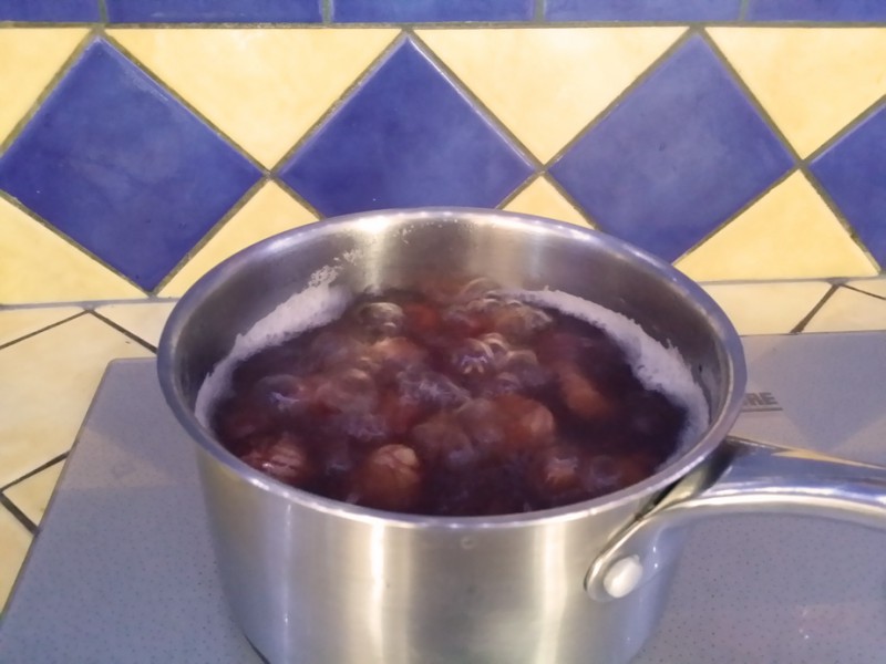 Cuisson des châtaignes et des marrons