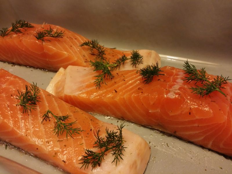 Saumon Les Temps De Cuisson Au Four La Poele La Cocotte