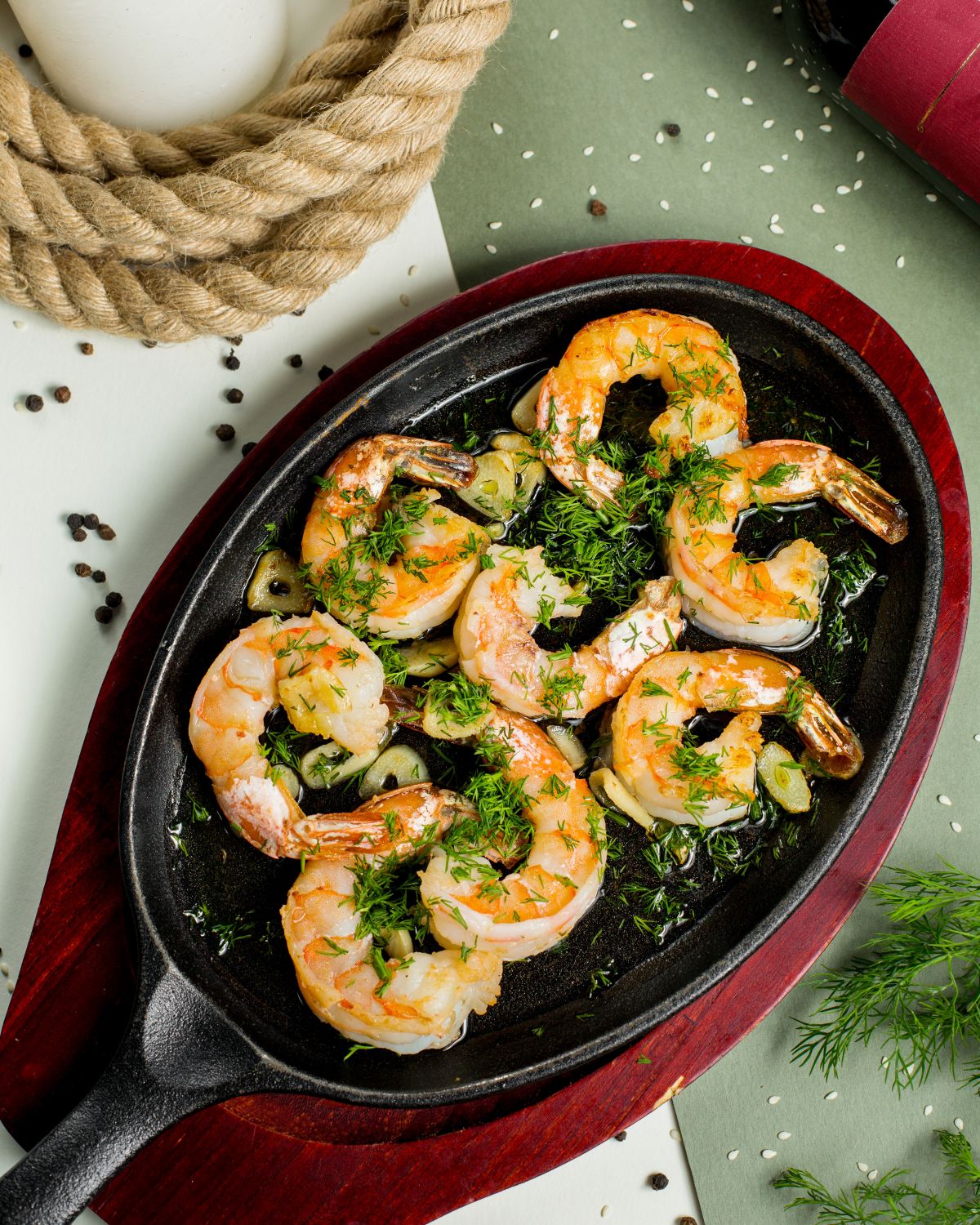 Temps de cuisson des crevettes