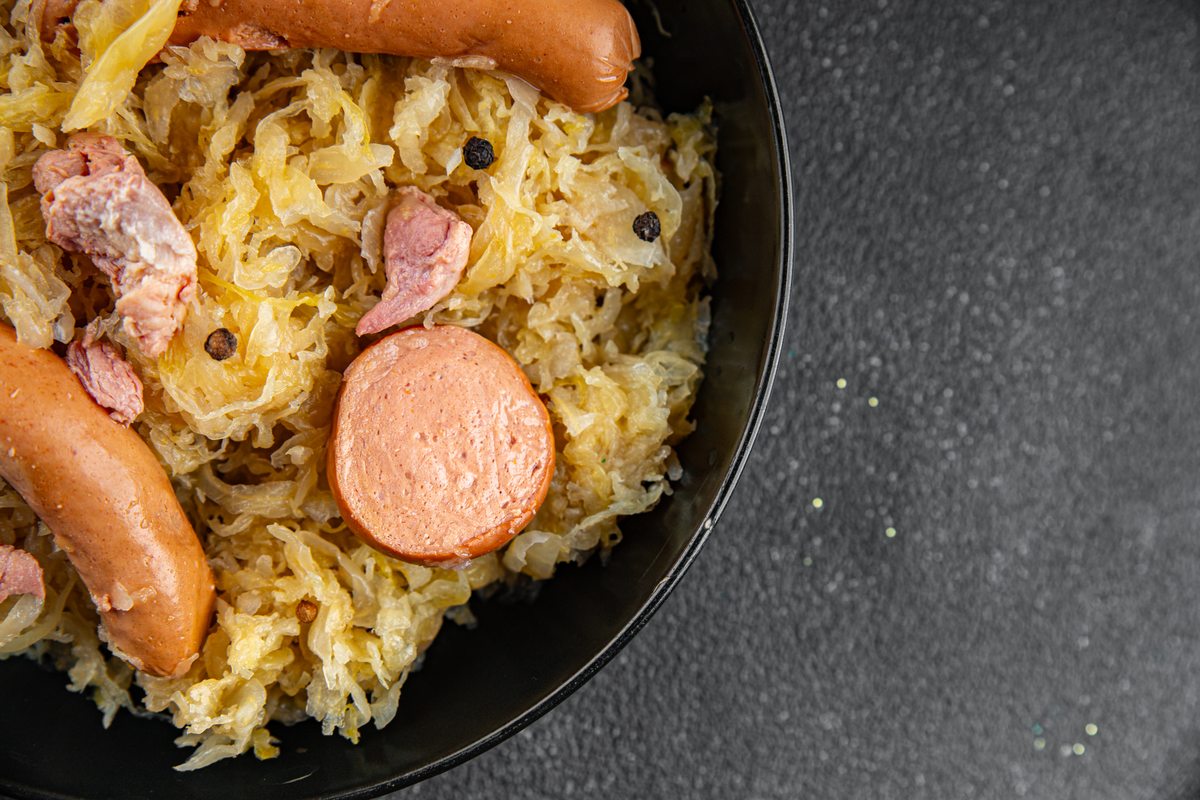 Préparation et cuisson choucroute