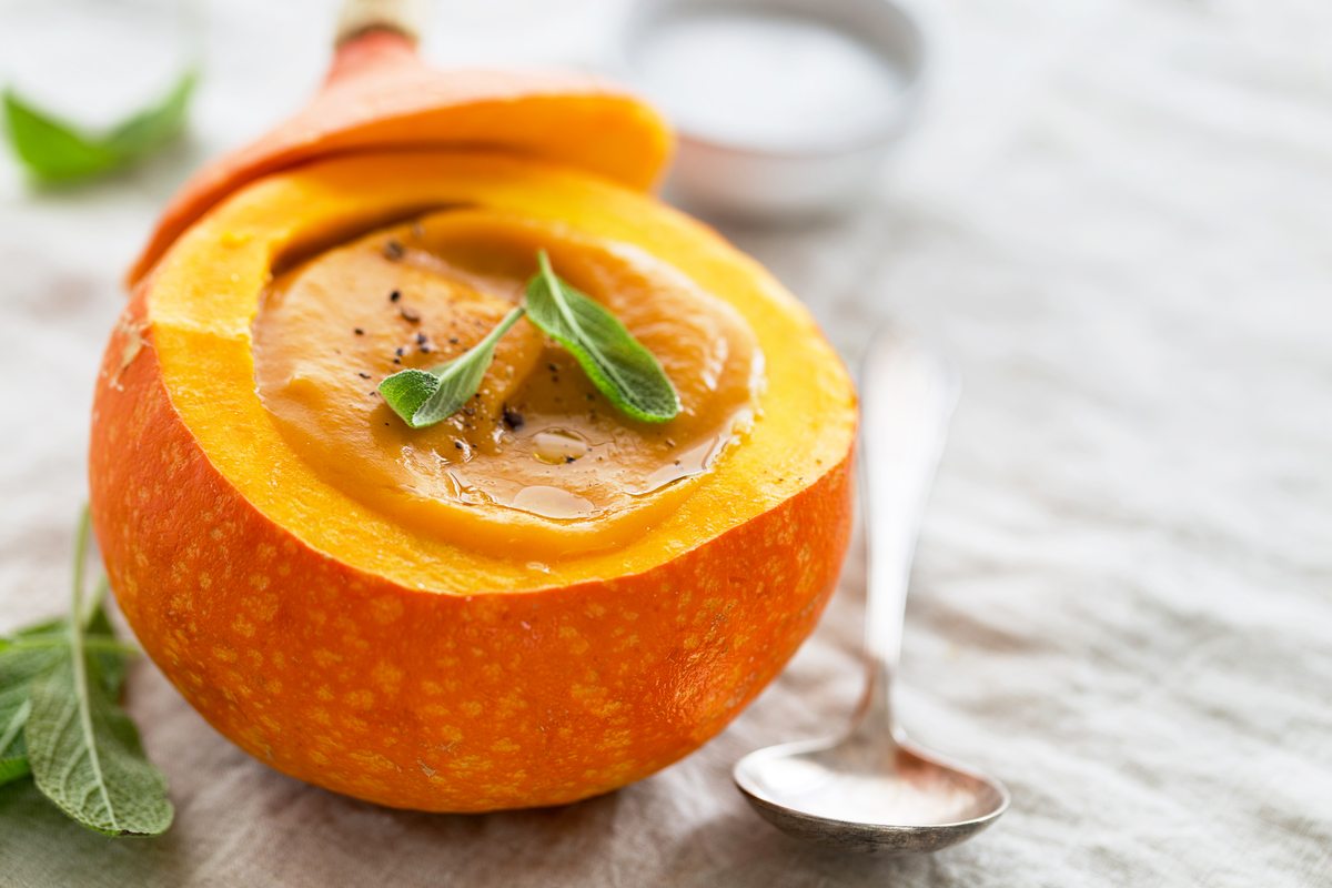 Préparation et cuisson courge butternut