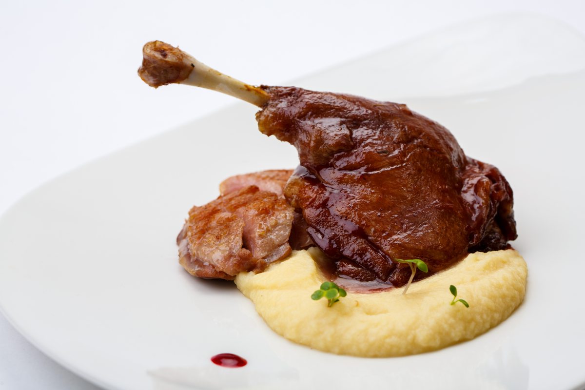 Préparation et cuisson cuisse de canard