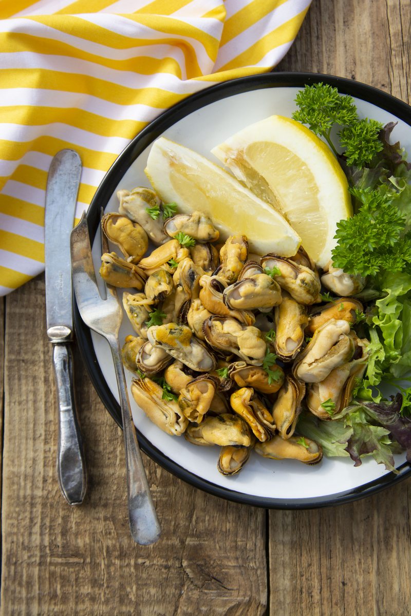 Préparation et cuisson moules
